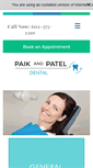 Mobile Screenshot of paikandpateldental.com